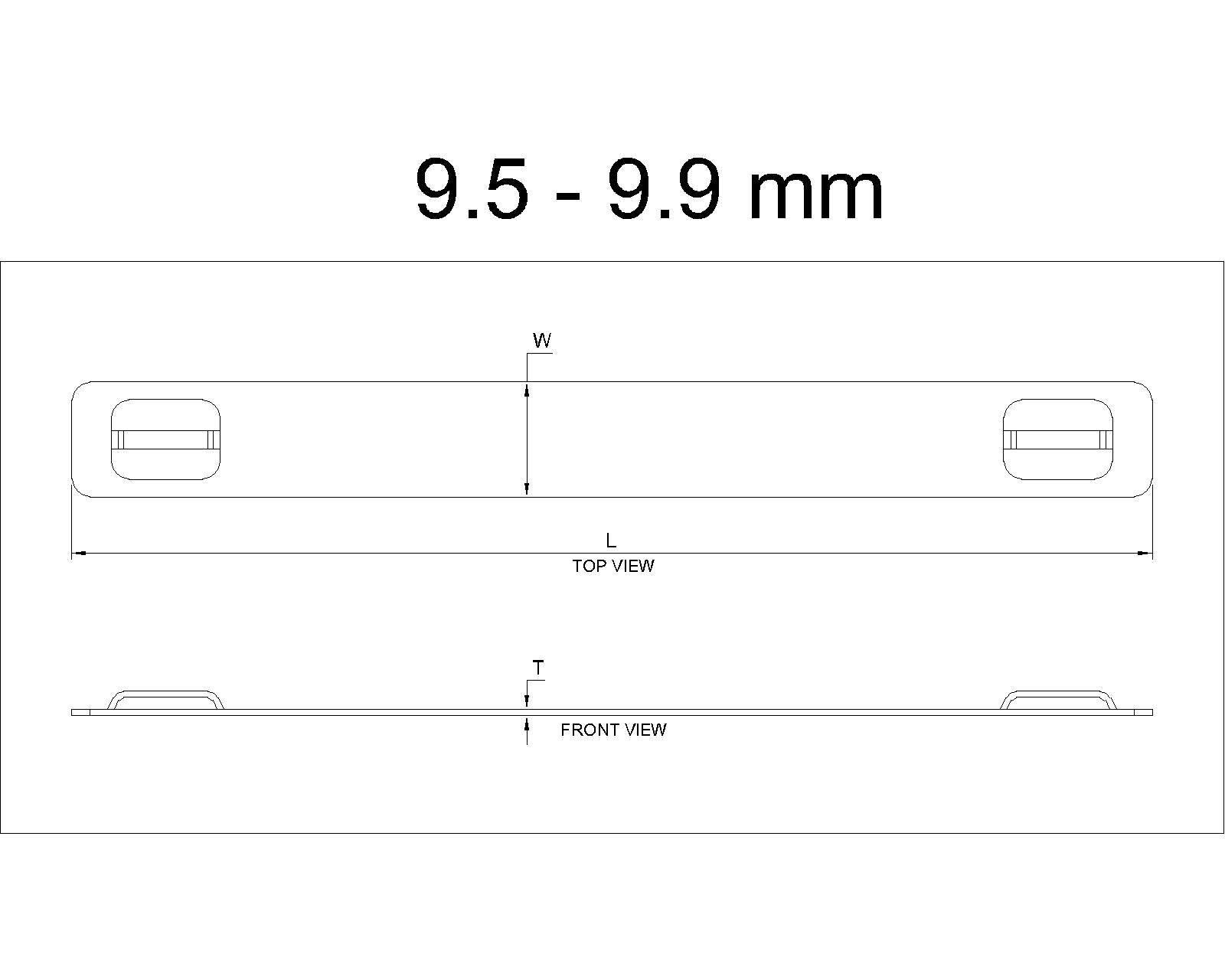 Line Drawing - Embossable Steel Tags
